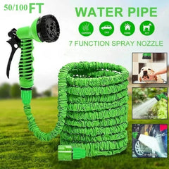 Magic Expandable Hose Pipe 50FT | Lightweight, Tangle-Free with 7-Mode Spray Gun