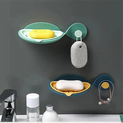 Fish Shaped Soap Holder for Bathroom & Kitchen – Random Color